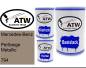 Preview: Mercedes-Benz, Perlbeige Metallic, 794: 500ml Lackdose + 500ml Klarlack + 250ml Härter - Set, von ATW Autoteile West.